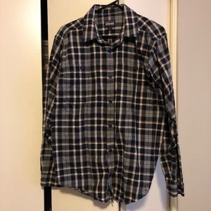 Patagonia Long-Sleeved Organic Cotton Midweight Plaid Flannel Shirt Medium